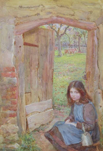 À la porte du verger, 1903 - Edward Clegg Wilkinson